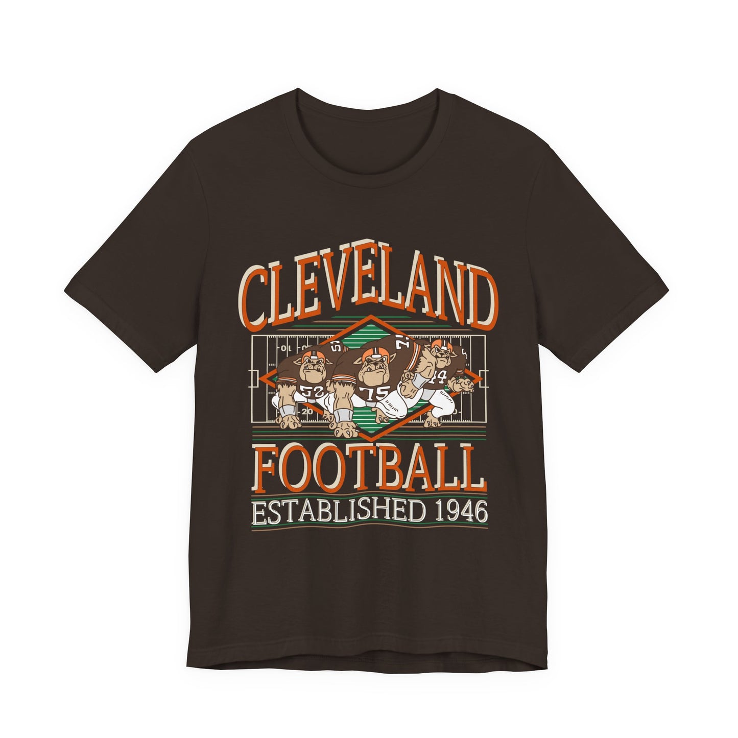 Cleveland Football Retro Mascot Tee