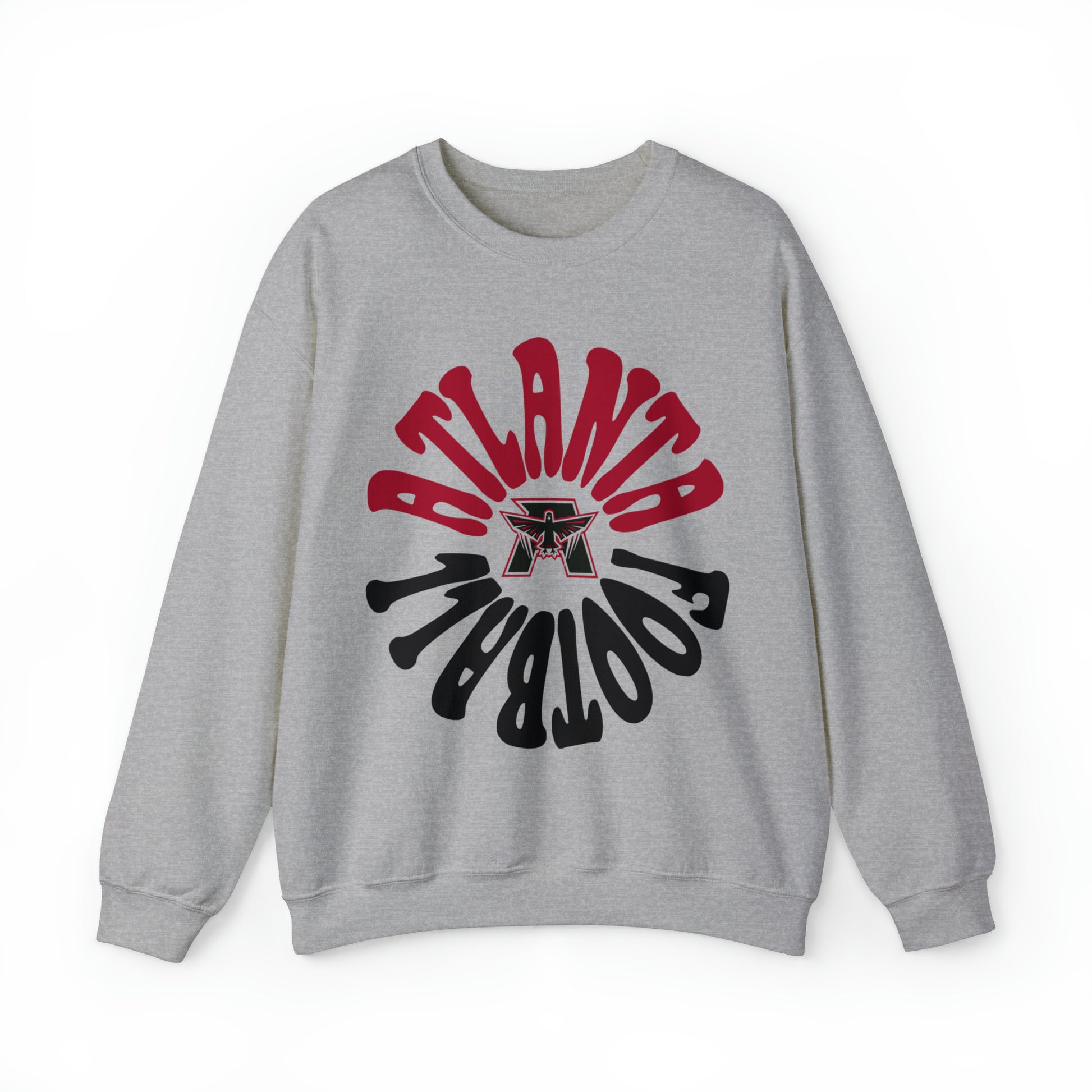 Hippy Retro Atlanta Falcons Crewneck - Vintage Unisex Football Sweatshirt - Men's & Women's - Design 2