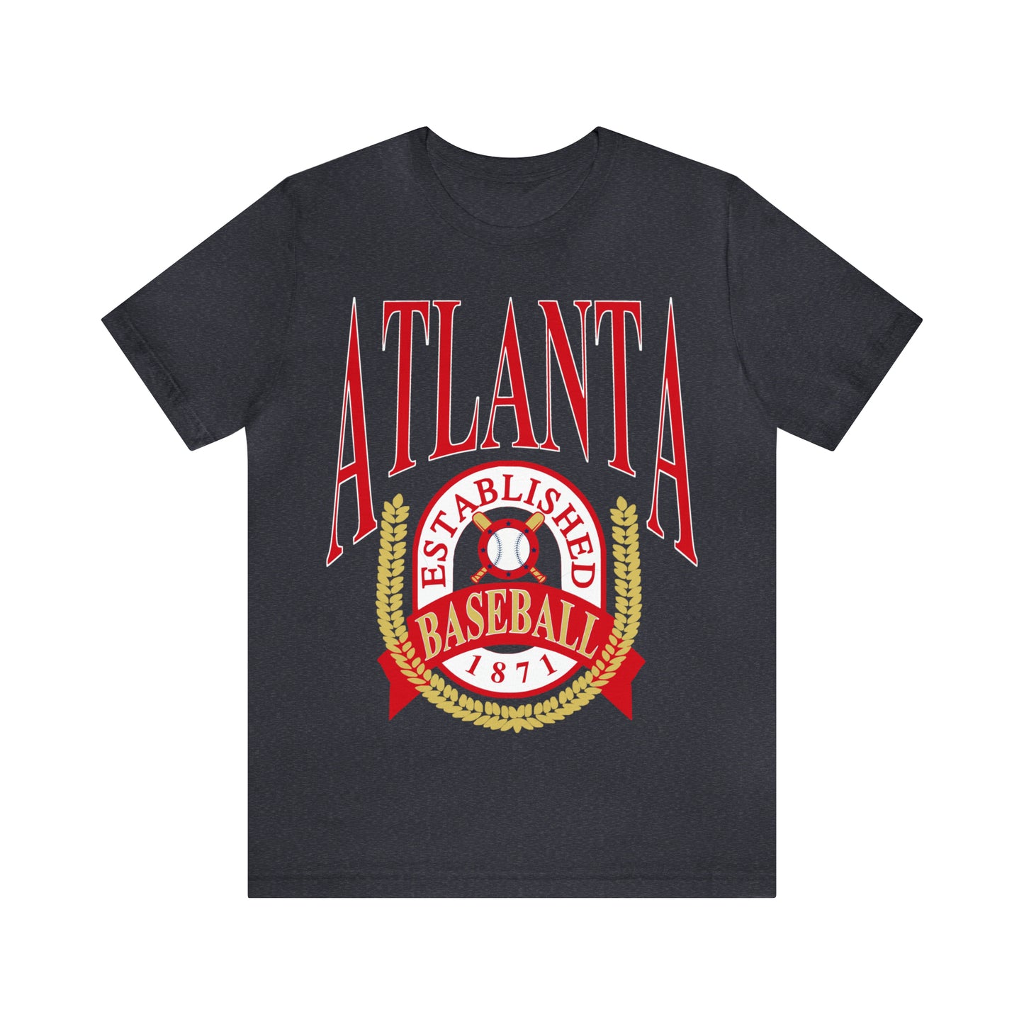 90's Atlanta Baseball Soft T-Shirt - Retro Unisex Short Sleeve Tee