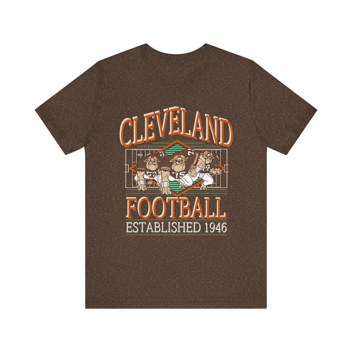 Cleveland Football Retro Mascot Tee