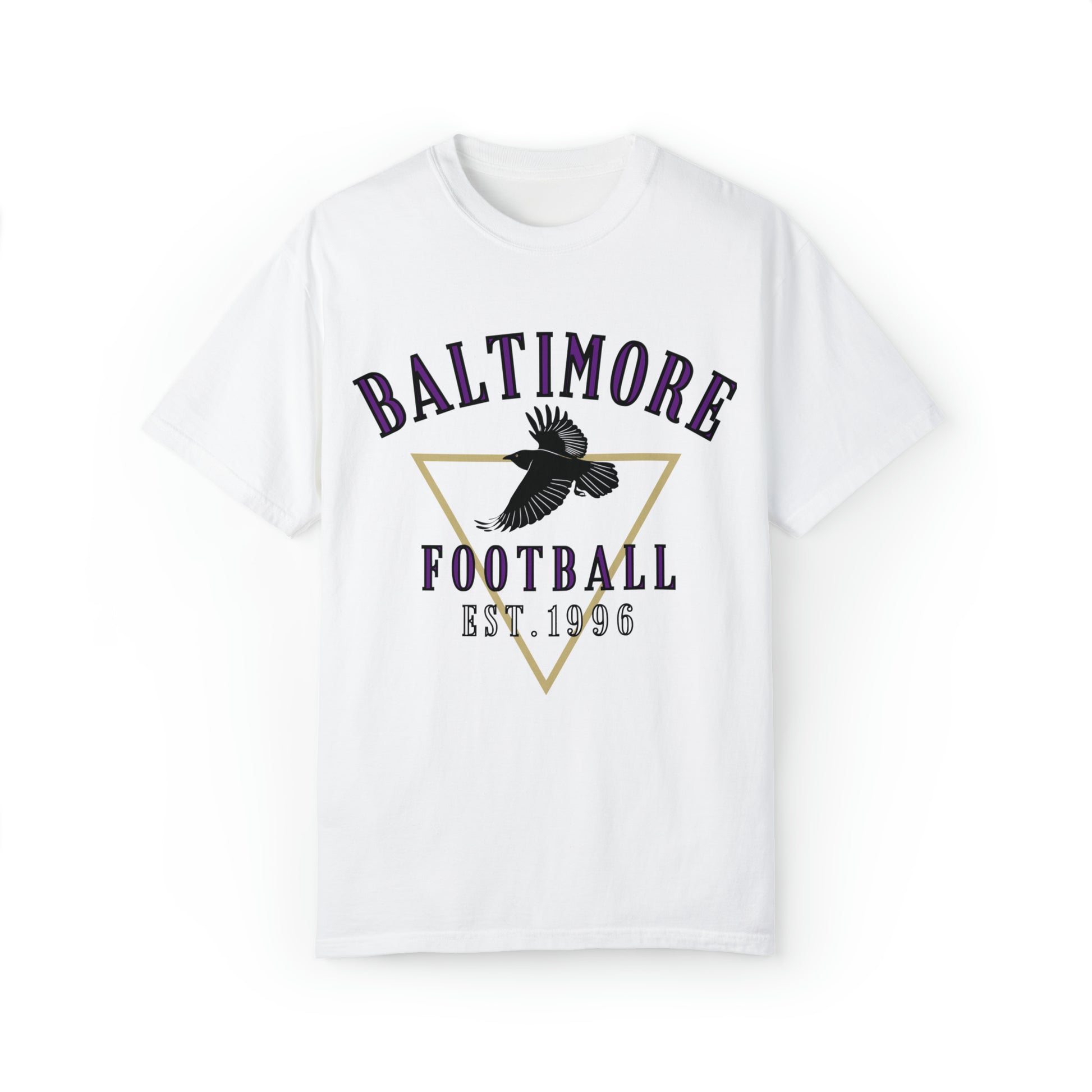 Baltimore Ravens T-Shirt  - Vintage Short Sleeve Tee - Comfort Colors Oversized Men's Women's Apparel - Design 3