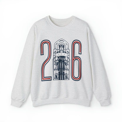 Large Guardian Design - Cleveland Baseball Crewneck - CLE Indians Sweatshirt Baseball Gear - Vintage MLB Apparel