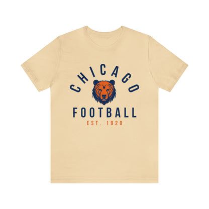 Vintage Chicago Bears Short Sleeve T-Shirt - Throwback NFL Football Men's & Women's Oversized Tee - Design 4
