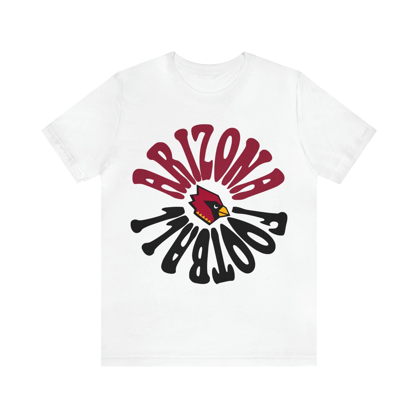 Hippy Retro Arizona Short Sleeve T-Shirt - Vintage Style Football Tee - Men's & Women's Retro Apparel - Design 2