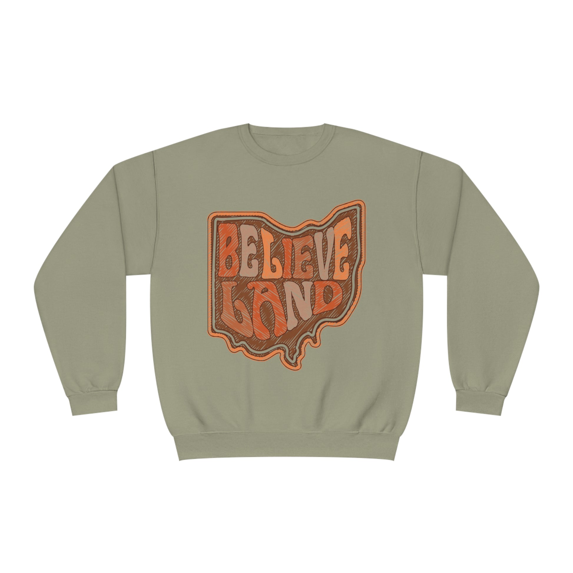  Cleveland Browns Crewneck Sweatshirt - Browns Believeland NFL Football Hoodie - Men's Women's Oversized Tee - Design 6