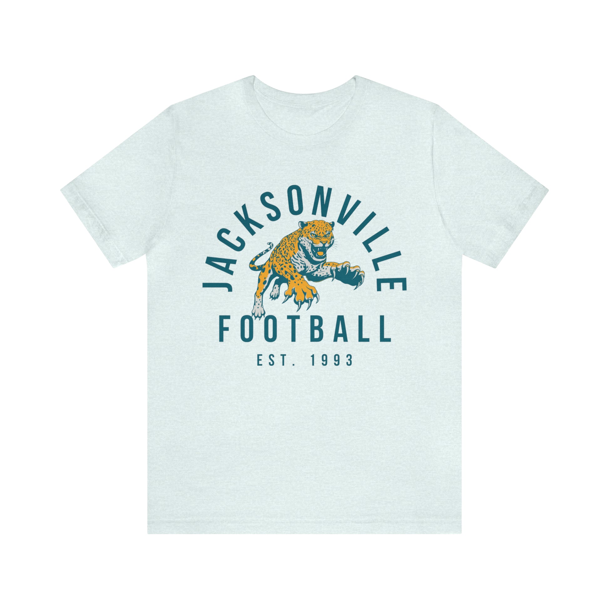 Vintage Jacksonville Jaguars T-Shirt - Retro NFL Football Short Sleeve Tee - Oversized Men's & Women's T-Shirt - Design 3
