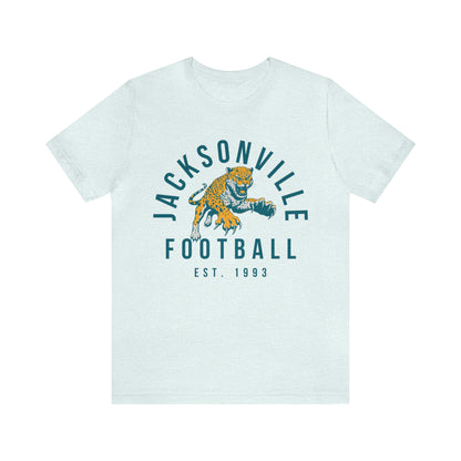 Vintage Jacksonville Jaguars T-Shirt - Retro NFL Football Short Sleeve Tee - Oversized Men's & Women's T-Shirt - Design 3