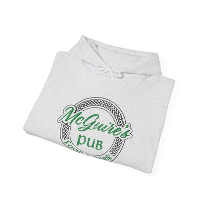 Men's Unisex Faded Logo Pub Hoodie — Vintage Irish Pub Logo Sweatshirt