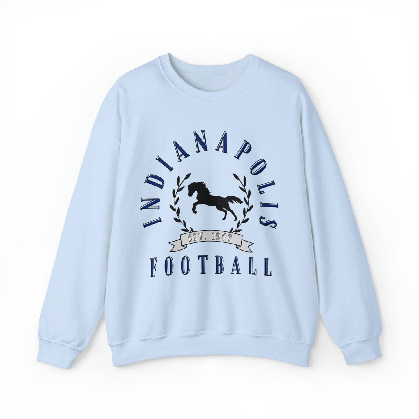 Vintage Indianapolis Colts Crewneck Sweatshirt - Retro Style Football Apparel - Men's & Women's Unisex Sizing