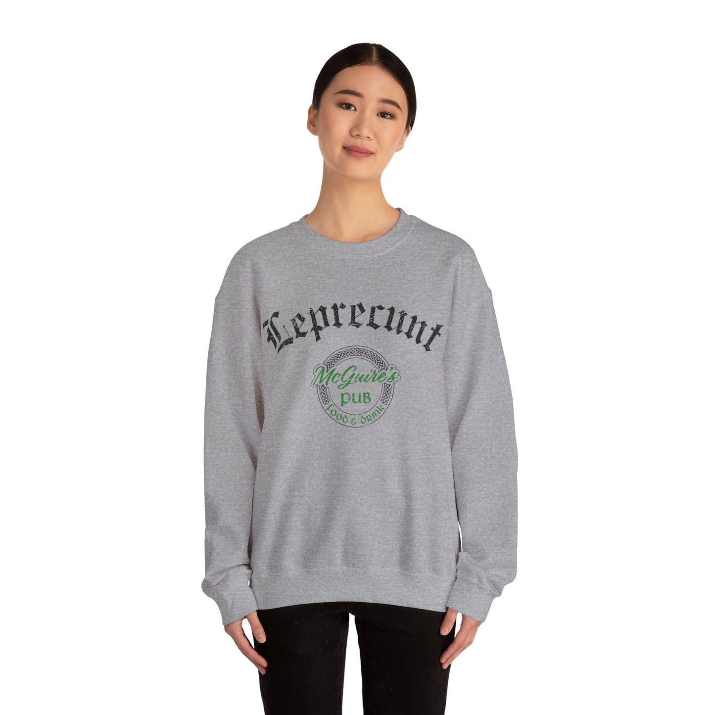 McGuire's Pub Sweatshirt — Leprecunt Irish Pub St. Patrick's Day Crewneck