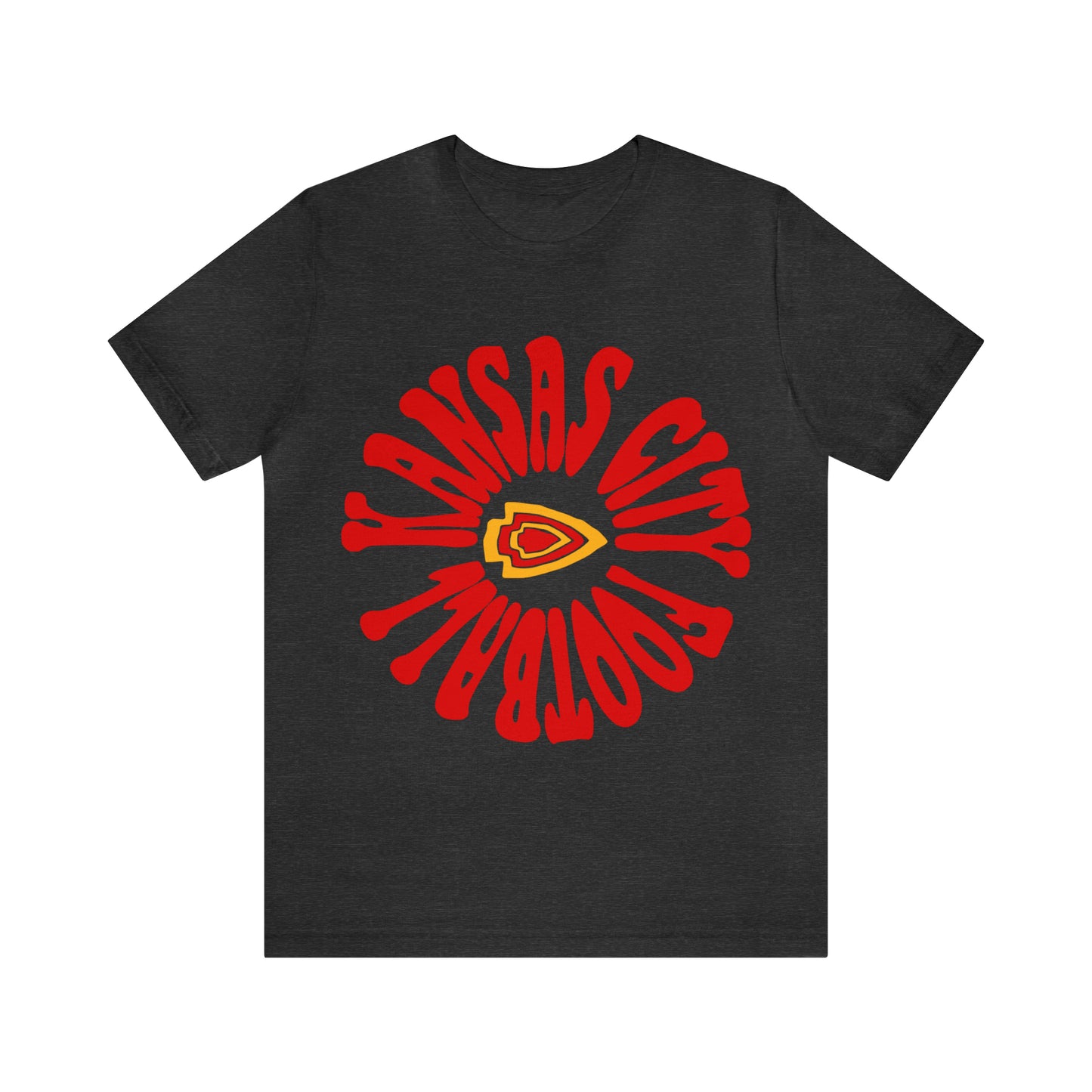 Vintage Kansas City Chiefs T-Shirt - NFL Football Short Sleeve Tee - Travis Kelce & Patrick Mahomes Oversized T-Shirt - Design 2