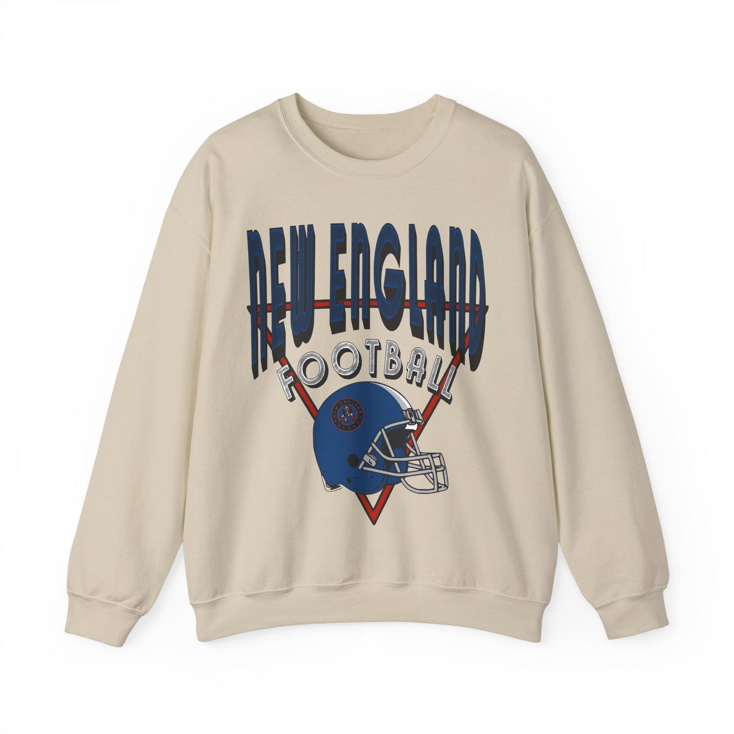 Vintage New England Patriots Sweatshirt - Vintage Style Football Crewneck - Men's & Women's Football Apparel - Design 1