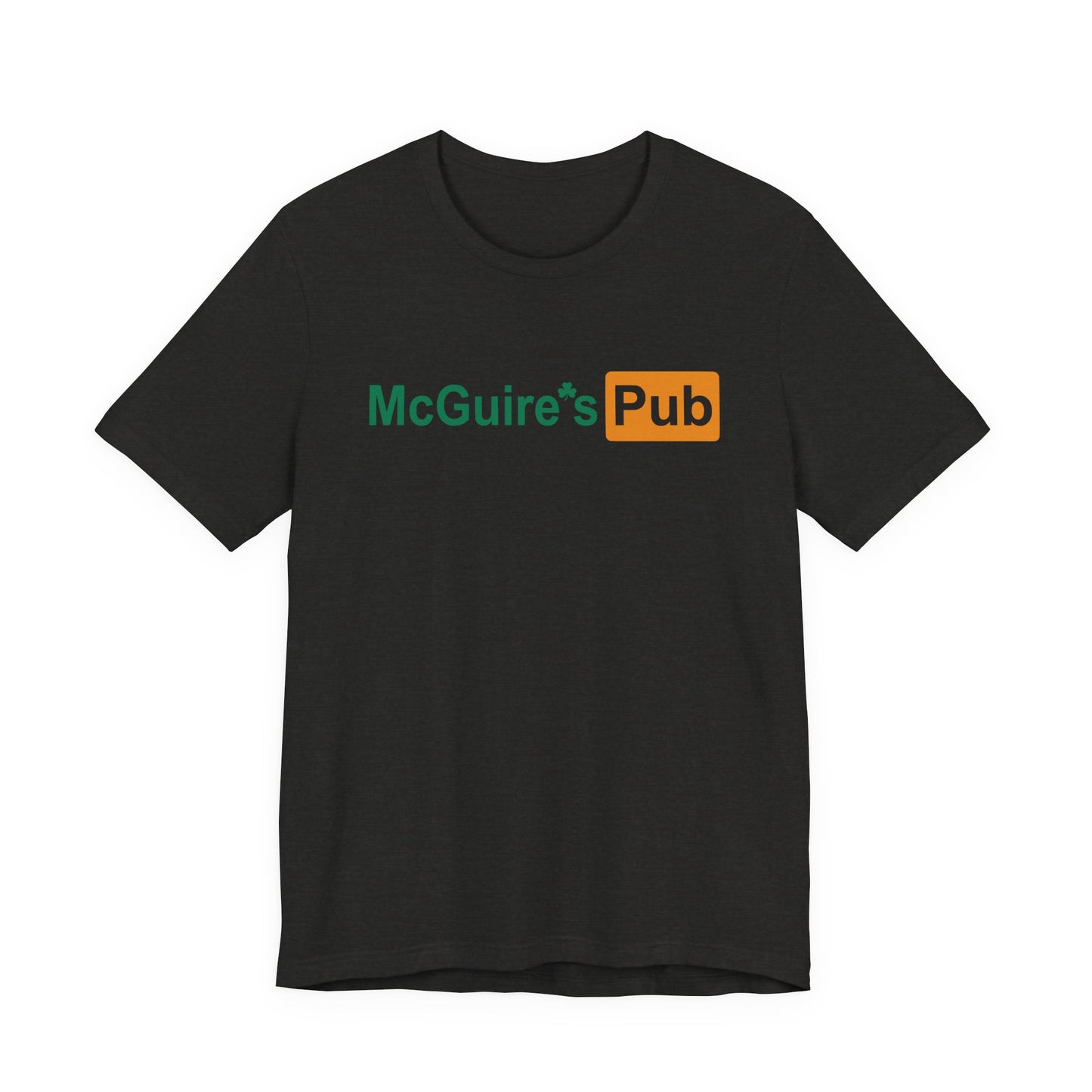 Men's Unisex McGuire's Vintage Shamrock T-Shirt - McGuire's Pub Logo