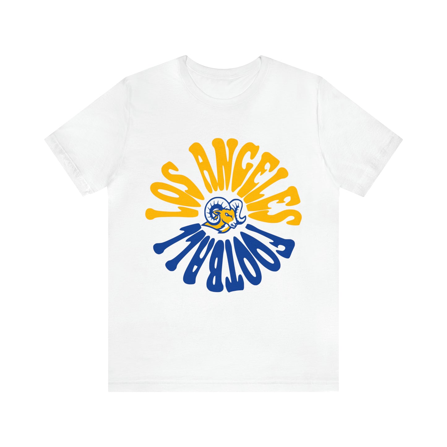 Vintage Los Angeles Rams Tee - Retro California Football T-Shirt Apparel - Men's & Women's Unisex Sizing - Design 2