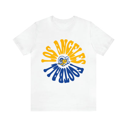 Vintage Los Angeles Rams Tee - Retro California Football T-Shirt Apparel - Men's & Women's Unisex Sizing - Design 2
