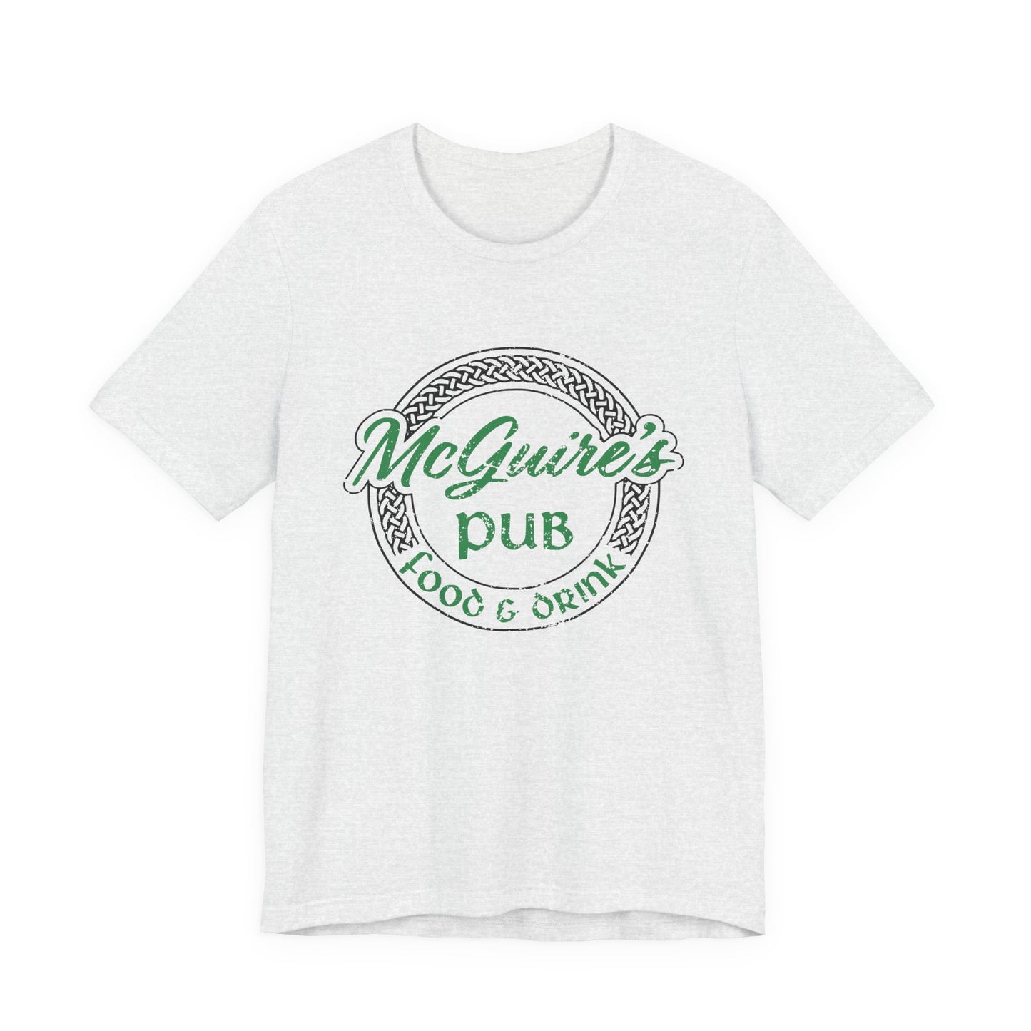 Men's Unisex Logo Pub Ringer Tee —McGuire's Logo
