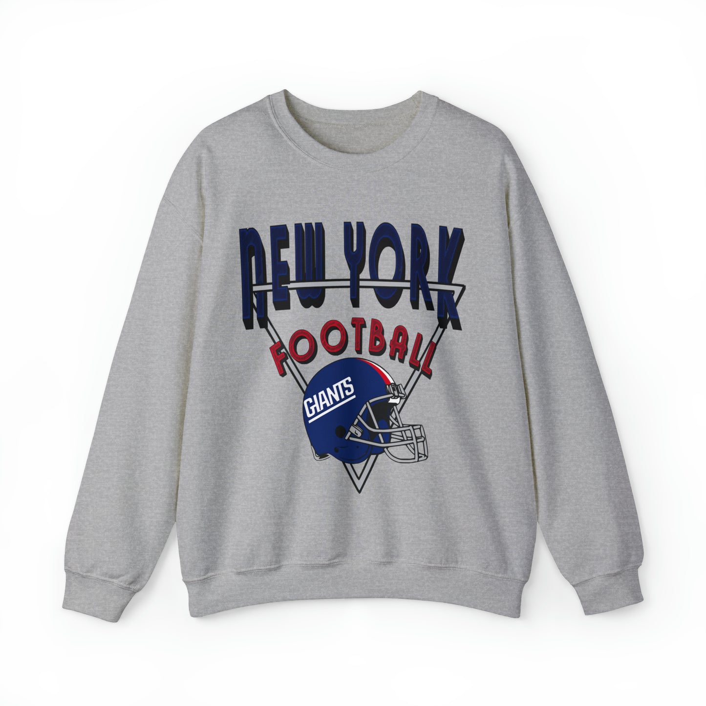 Throwback New York Giants Football Sweatshirt - Vintage Style Football Crewneck - Men's & Women's Football Apparel