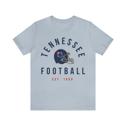 Vintage Tennessee Titans Tee - Vintage Style Football Short Sleeve T-Shirt- Men's & Women's Football Apparel - Design 4