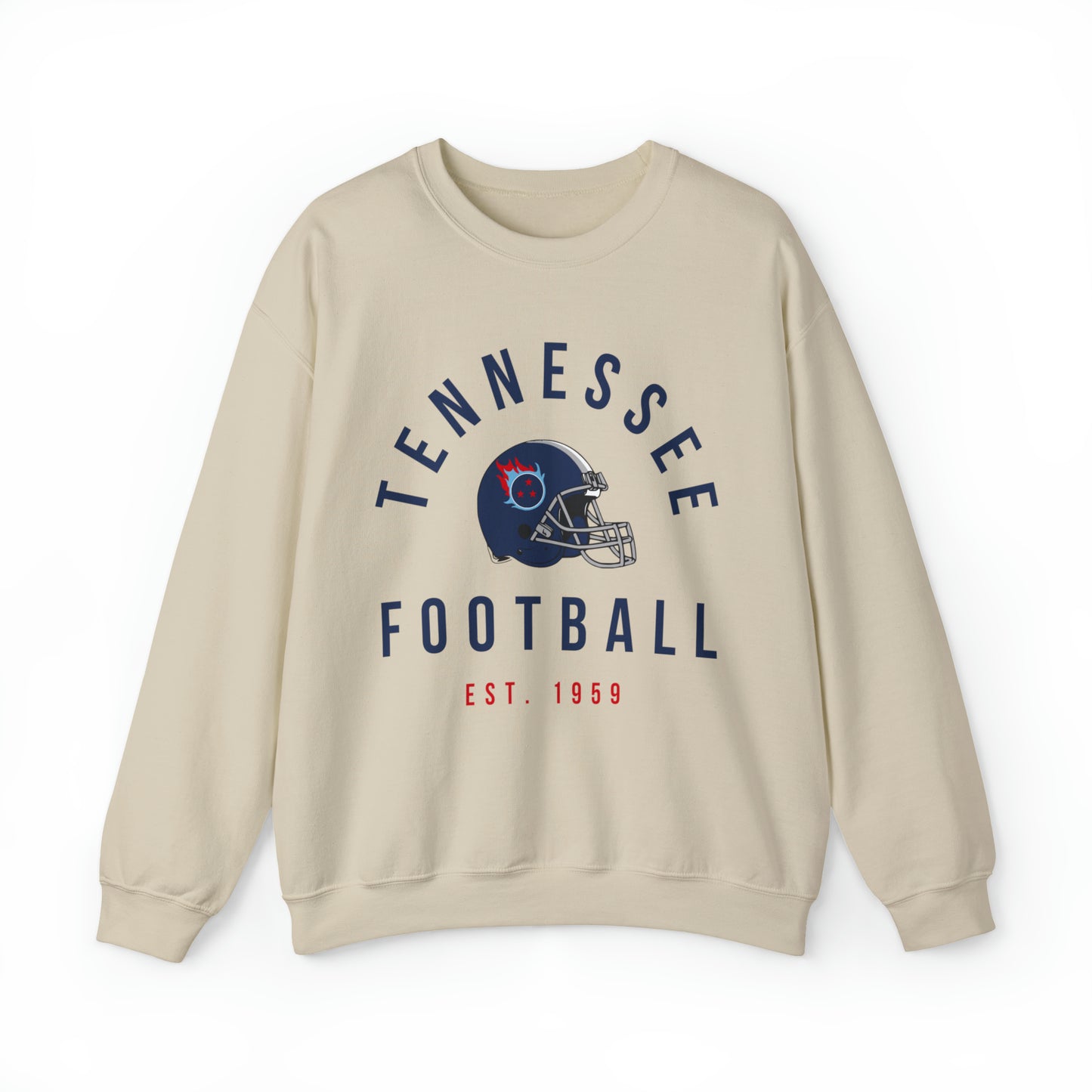Vintage Tennessee Titans Sweatshirt - Vintage Men's & Women's Throwback Unisex Football Crewneck - Design 4