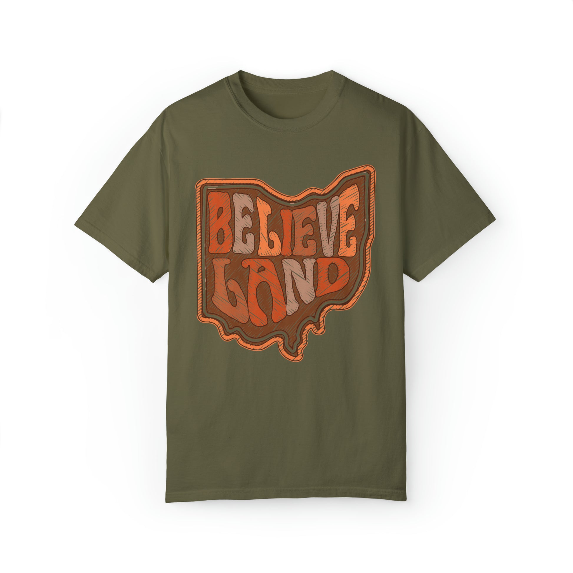 believe gear Cleveland Believeland T-Shirt - Short Sleeve Cleveland Browns Tee - Browns Football Gear, Apparel, Team Spirit, Tee