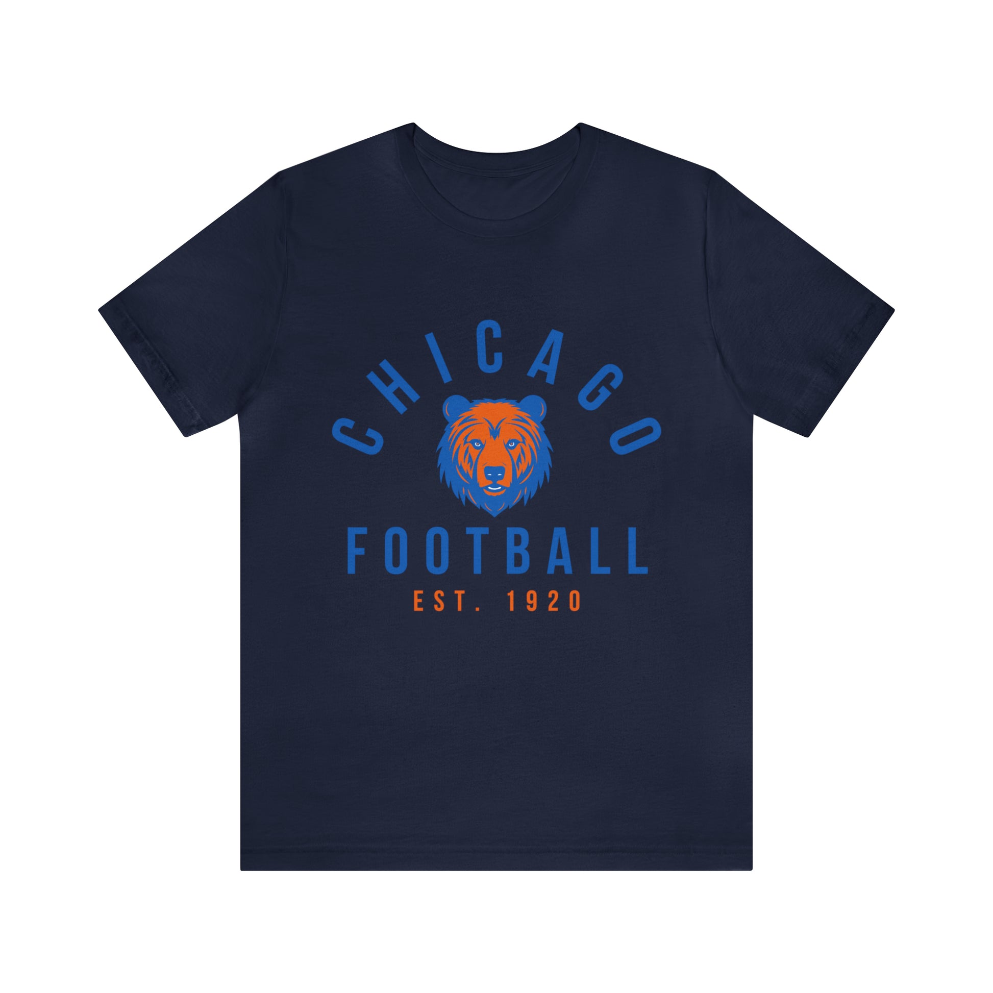 Vintage Chicago Bears Short Sleeve T-Shirt - Throwback NFL Football Men's & Women's Oversized Tee - Design 4