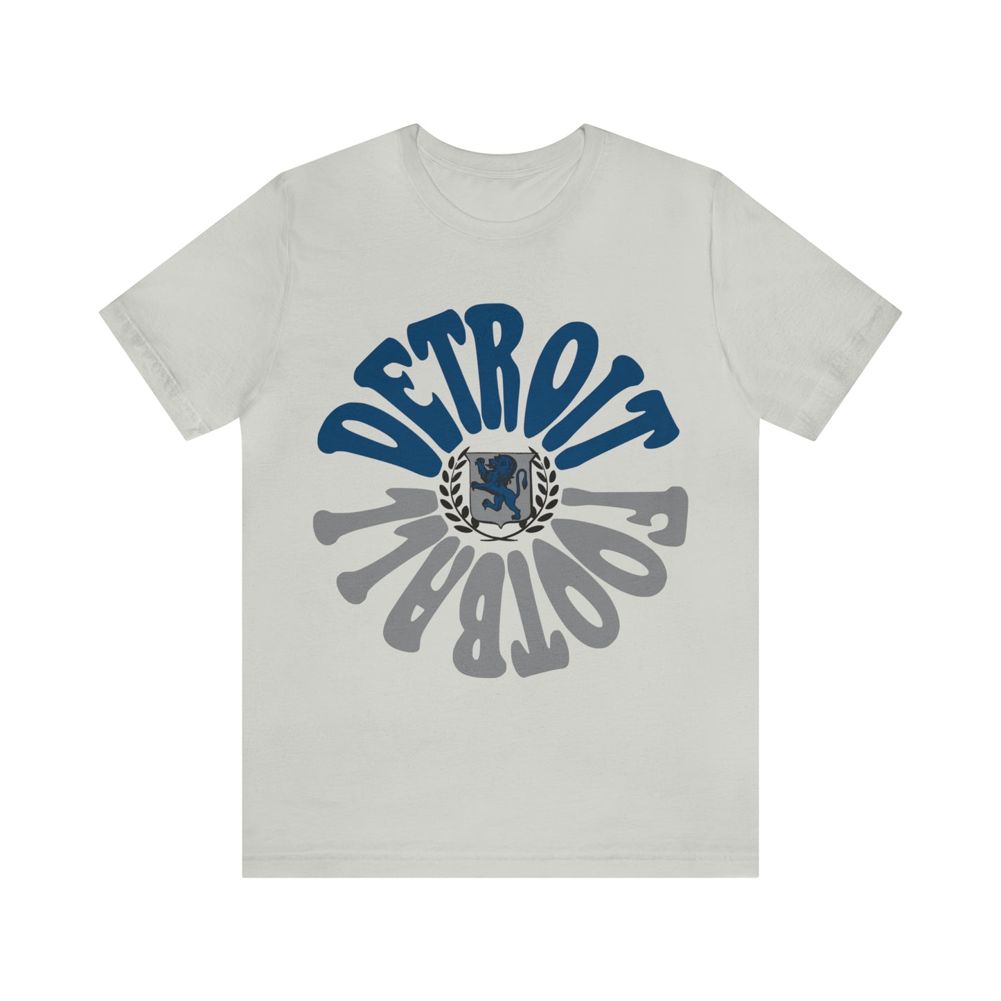 Hippy Style Detroit Lions Football Short Sleeve T-Shirt - Men's & Women's Oversized Tee - Design 2