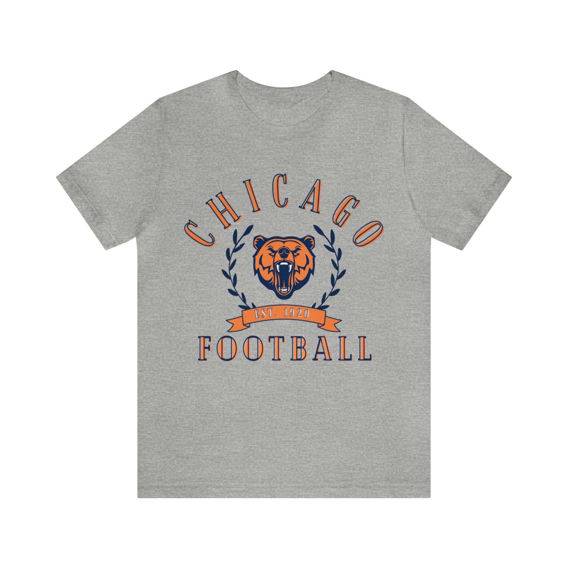 Vintage Chicago Bears Short Sleeve T-Shirt - Throwback NFL Football Men's & Women's Oversized Tee - Design 3