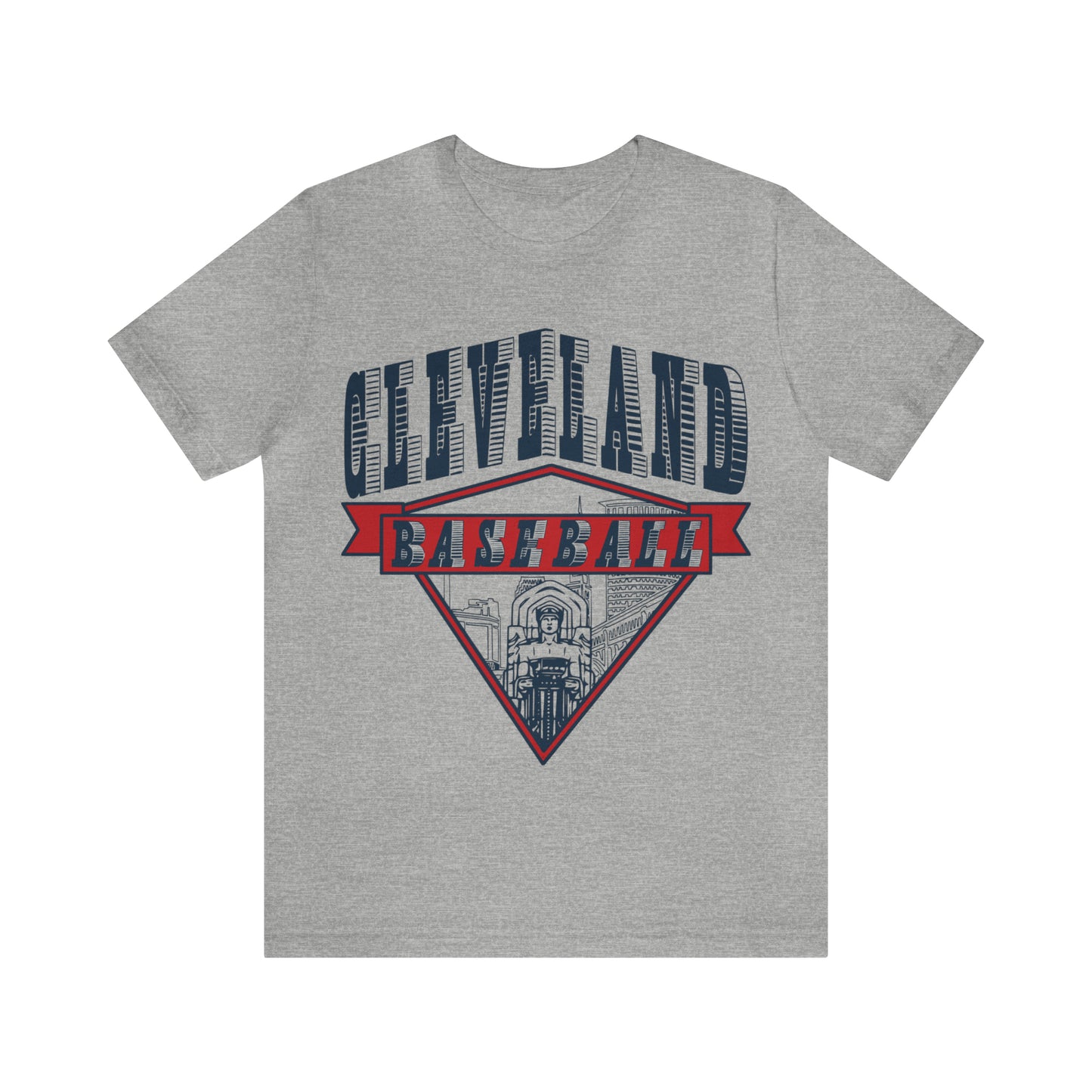 Vintage Cleveland Baseball Bridge Tee - Retro Unisex Short Sleeve T-Shirt
