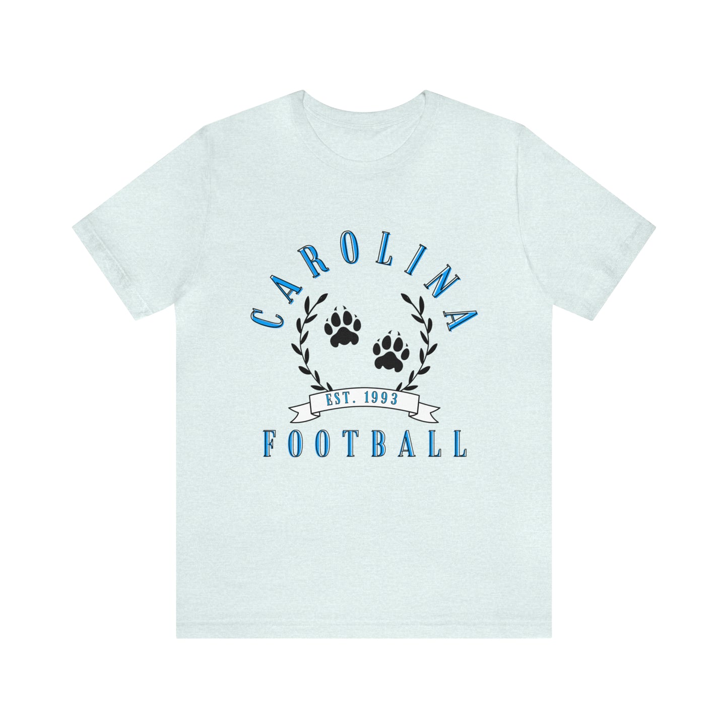 Vintage Carolina Panthers Short Sleeve T-Shirt - Retro NFL Apparel - Vintage Men's and Women's - Design 3