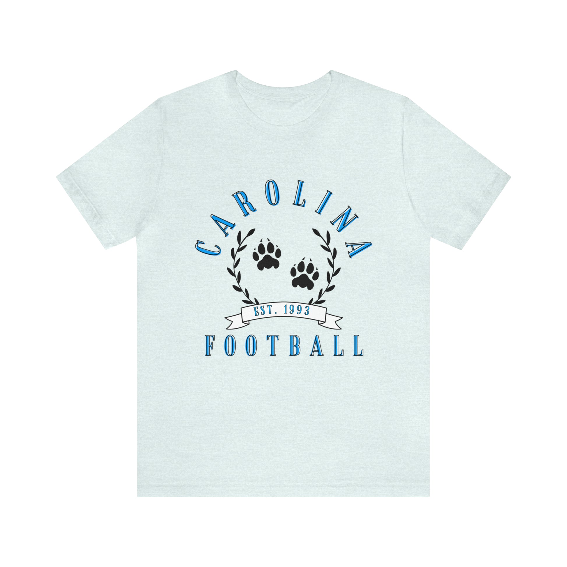 Vintage Carolina Panthers Short Sleeve T-Shirt - Retro NFL Apparel - Vintage Men's and Women's - Design 3