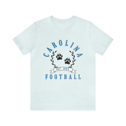 Vintage Carolina Panthers Short Sleeve T-Shirt - Retro NFL Apparel - Vintage Men's and Women's - Design 3