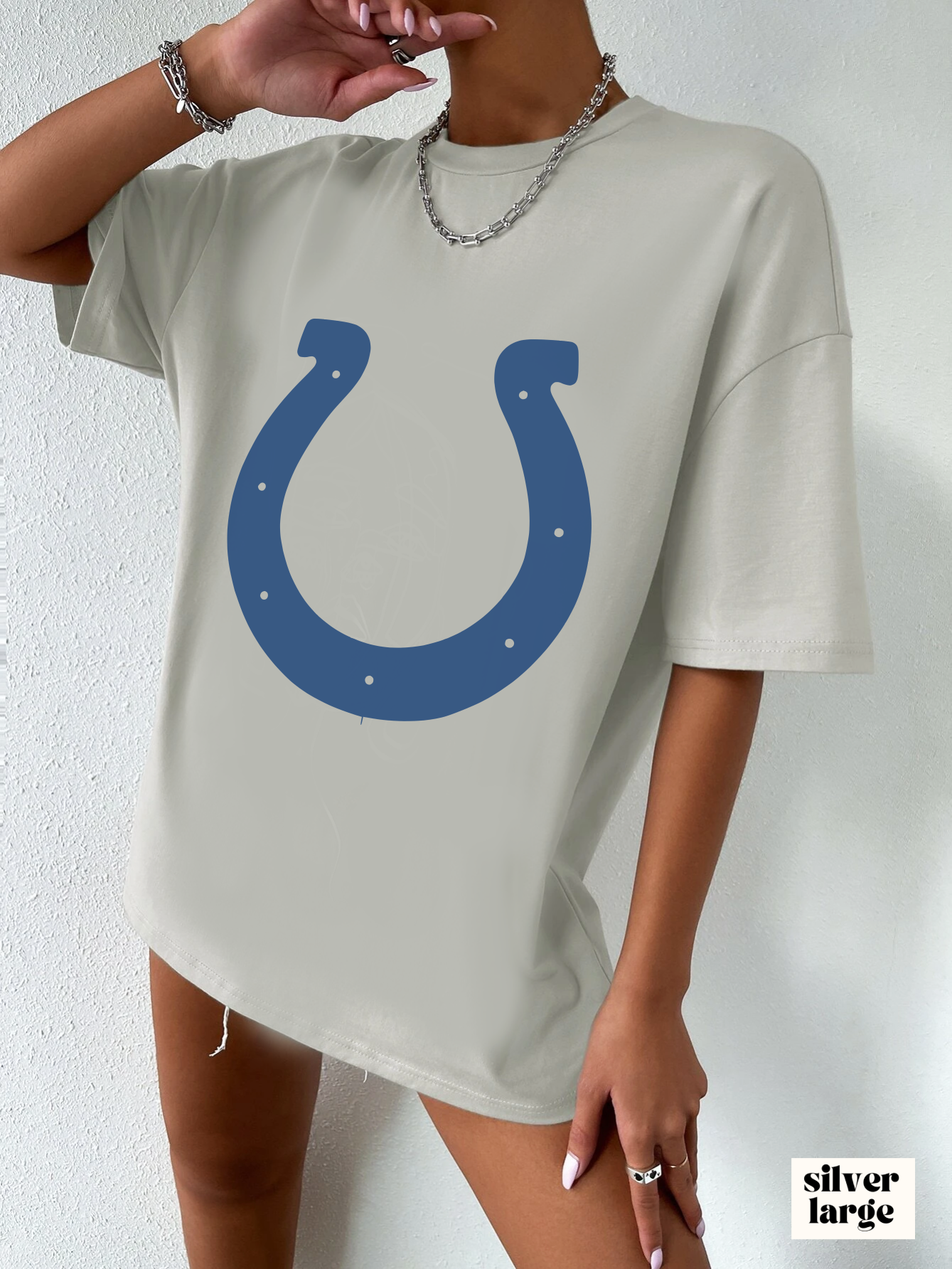 Vintage Indianapolis Colts Short Sleeve T-Shirt - Retro Style Football Tee - Men's & Women's - Design 3
