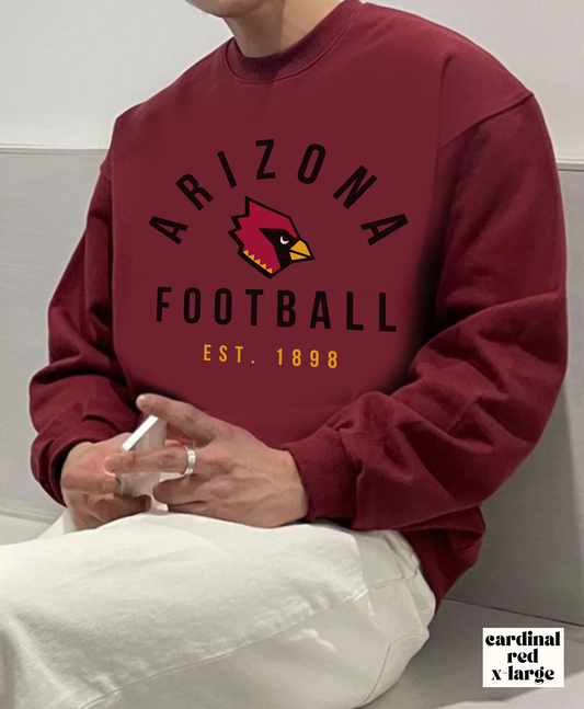 Vintage Arizona Cardinals Sweatshirt - Retro Style Football Crewneck - Men's & Women's Retro Apparel - Design 4