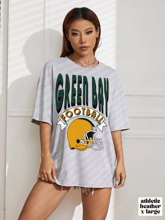 Vintage Green Bay Packers Football Tee - Vintage Style NFL Tshirt - Men's & Women's Baseball Apparel - Design 3