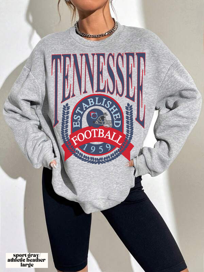 Tennessee titans crew neck sweatshirt hotsell